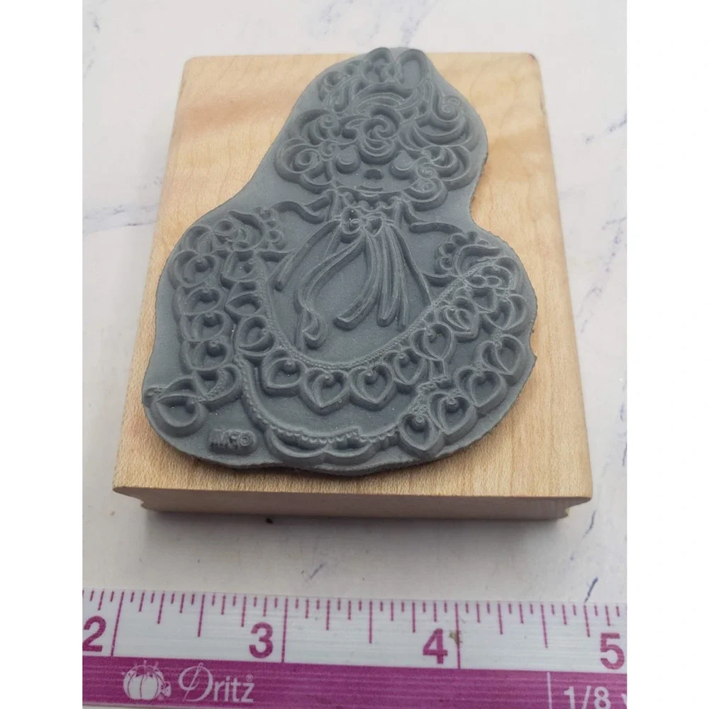 Precious Moments So Many Hearts Stampendous UV009 Wood Mounted Rubber Stamp